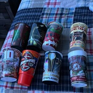 SEC ALABAMA ,AUBURN AND LSU halogram effect cups